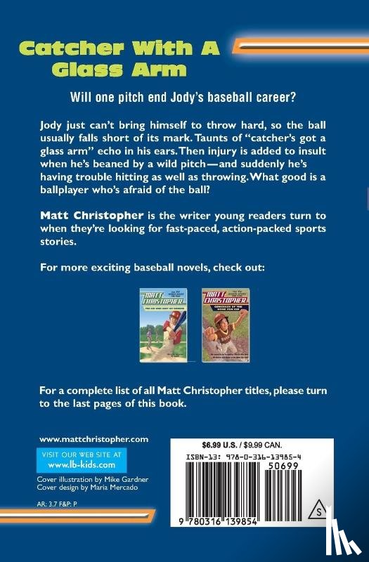 Christopher, Matt - Catcher with a Glass Arm