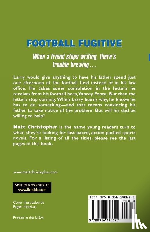 Christopher, Matt - Football Fugitive