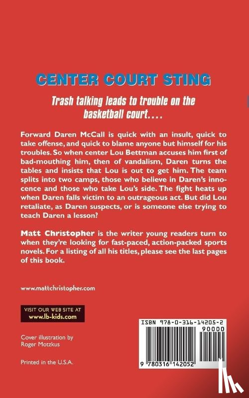 Christopher, Matt - Center Court Sting