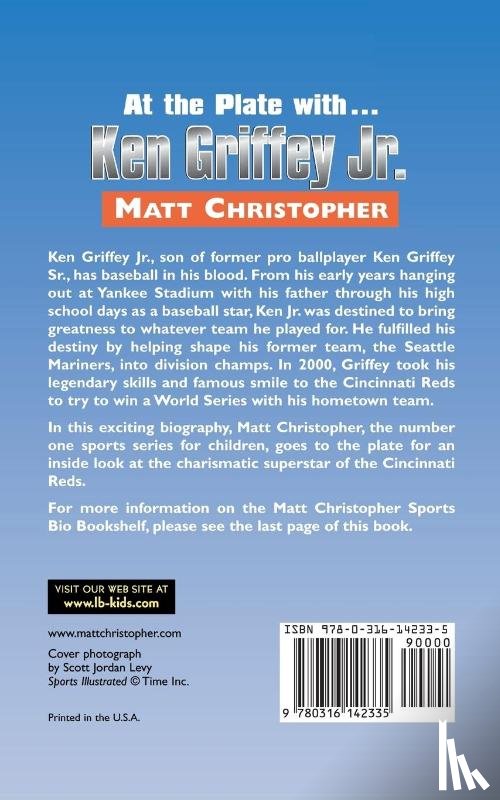 Christopher, Matt - At the Plate with...Ken Griffey Jr.