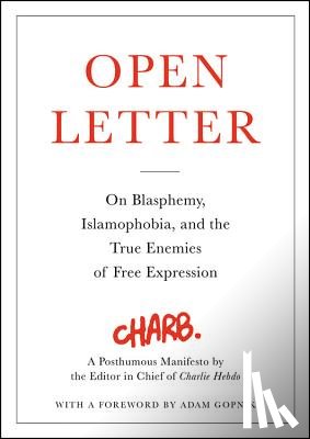 Charb - Open Letter