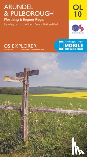 Ordnance Survey - Arundel & Pulborough, Worthing & Bognor Regis
