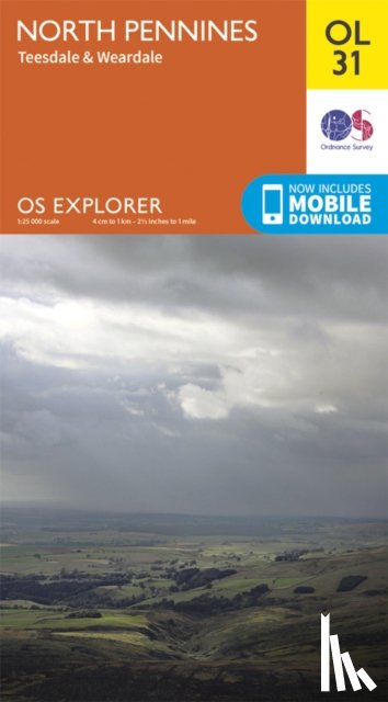 Ordnance Survey - North Pennines - Teesdale & Weardale