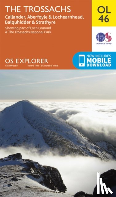 Ordnance Survey - The Trossachs, Callander, Aberfoyle & Lochearnhead, Balquhidder & Strathyre