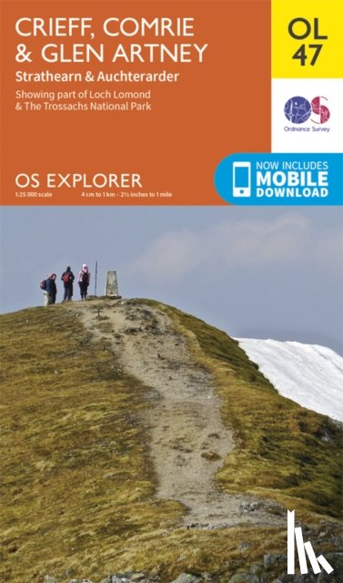 Ordnance Survey - Crieff, Comrie & Glen Artney, Strathearn & Auchterarder
