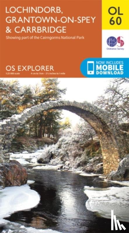 Ordnance Survey - Lochindorb, Grantown-on-Spey & Carrbridge