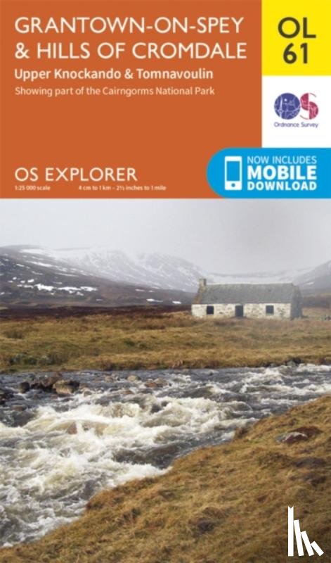 Ordnance Survey - Grantown-on-Spey & Hills of Cromdale, Upper Knockando & Tomnavoulin
