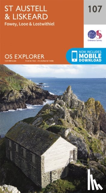 Ordnance Survey - St.Austell, Liskeard, Fowey, Looe and Lostwithiel