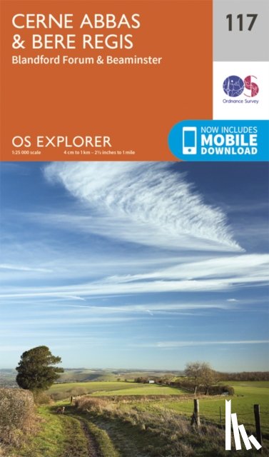 Ordnance Survey - Cerne Abbas and Bere Regis, Blandford Forum and Beaminster
