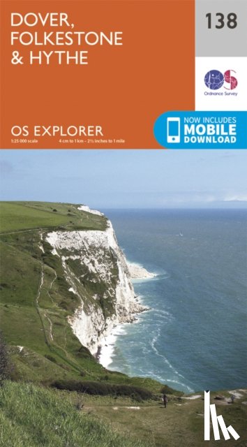 Ordnance Survey - Dover, Folkstone and Hythe