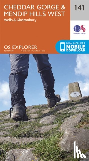 Ordnance Survey - Cheddar Gorge and Mendip Hills West