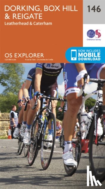 Ordnance Survey - Dorking, Box Hill and Reigate
