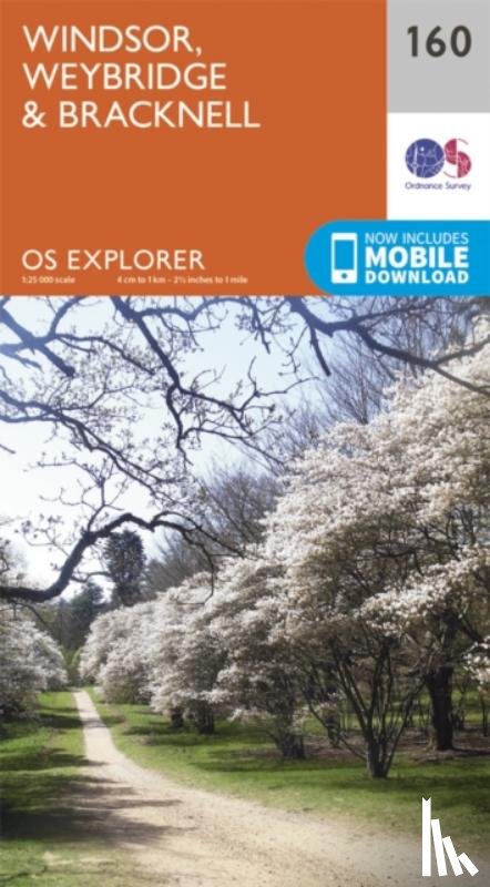 Ordnance Survey - Windsor, Weybridge & Bracknell