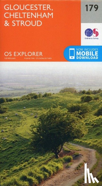 Ordnance Survey - Gloucester, Cheltenham and Stroud