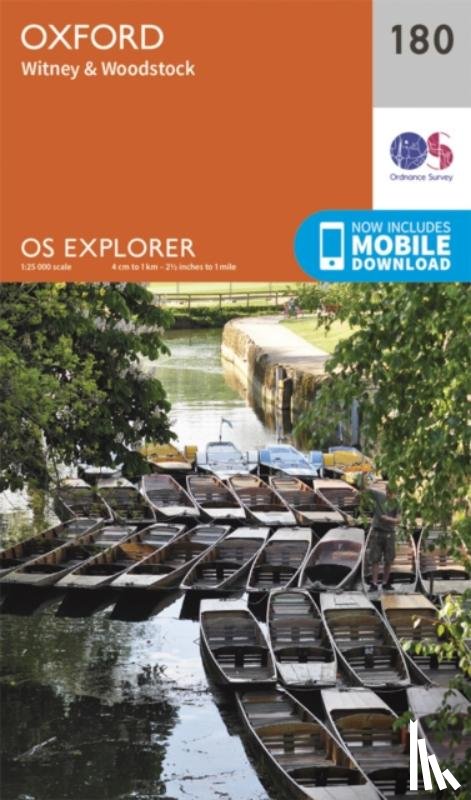 Ordnance Survey - Oxford, Witney and Woodstock