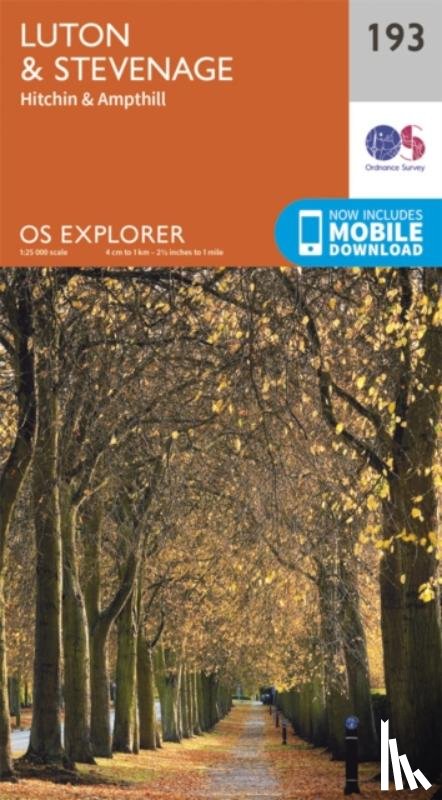 Ordnance Survey - Luton and Stevenage
