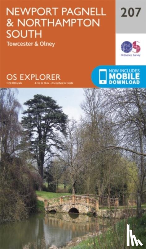 Ordnance Survey - Newport Pagnell and Northampton South