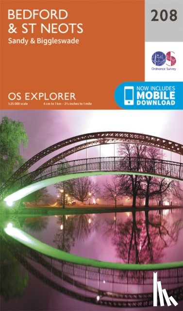 Ordnance Survey - Bedford and St.Neots, Sandy and Biggleswade