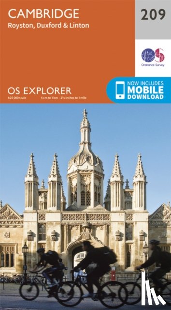 Ordnance Survey - Cambridge, Royston, Duxford & Linton