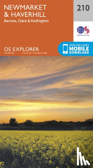 Ordnance Survey - Newmarket and Haverhill, Barrow, Clare and Kedington