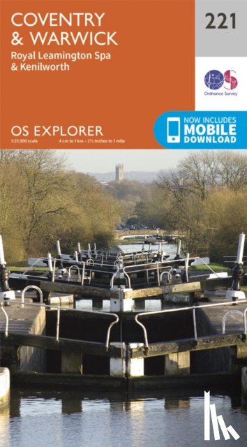 Ordnance Survey - Coventry and Warwick, Royal Leamington Spa and Kenilworth