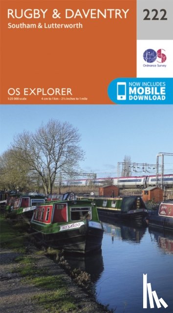 Ordnance Survey - Rugby and Daventry, Southam and Lutterworth