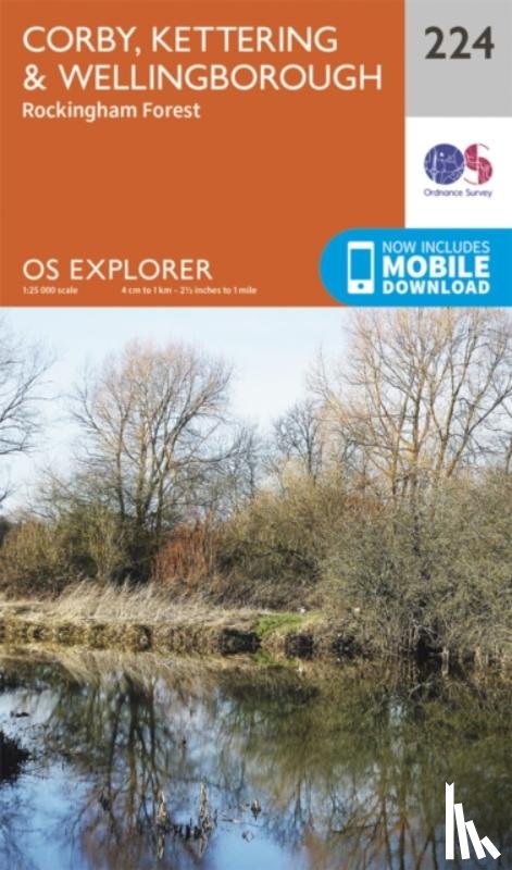 Ordnance Survey - Corby, Kettering and Wellingborough
