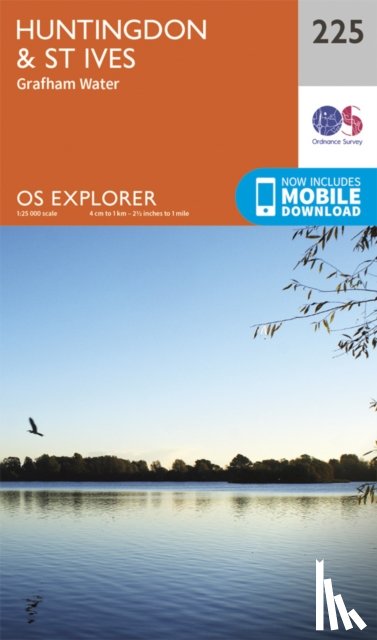 Ordnance Survey - Huntingdon and St.Ives, Grafham Water