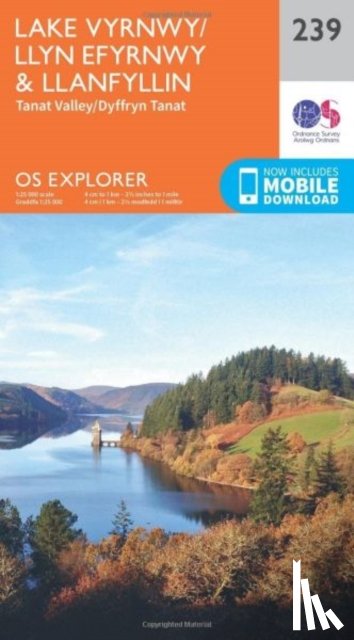 Ordnance Survey - Lake Vyrnwy and Llanfyllin, Tanat Valley