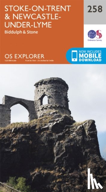 Ordnance Survey - Stoke-On-Trent and Newcastle Under Lyme