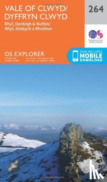 Ordnance Survey - Vale of Clwyd, Rhyl, Denbigh and Ruthin