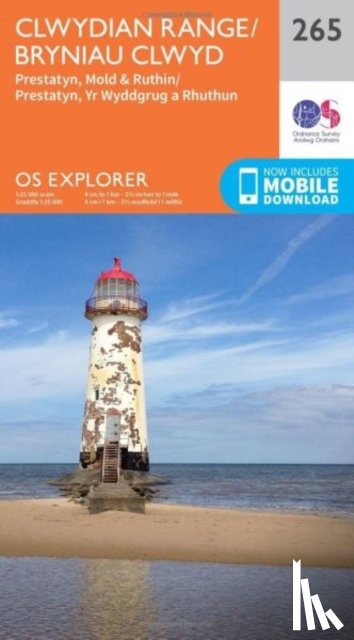 Ordnance Survey - Clwydian Range, Prestatyn, Mold and Ruthin