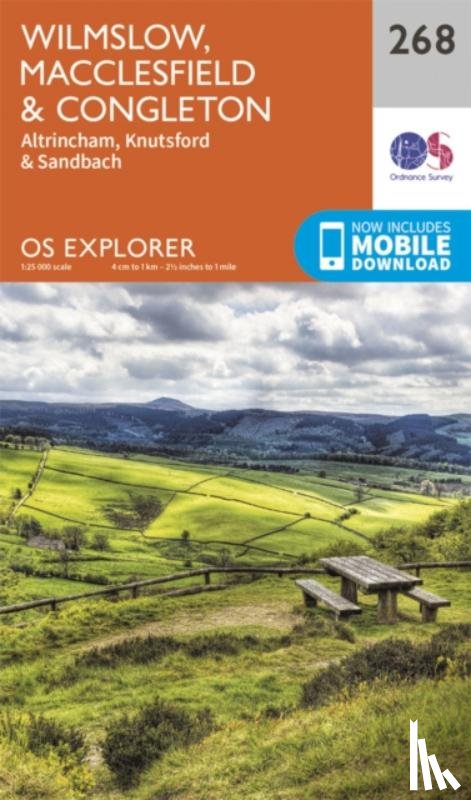 Ordnance Survey - Wilmslow, Macclesfield and Congleton