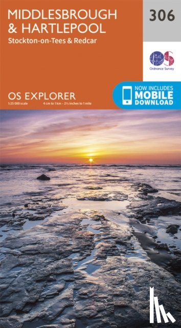 Ordnance Survey - Middlesbrough and Hartlepool, Stockton-on-Tees and Redcar