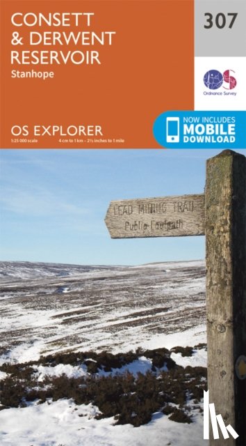 Ordnance Survey - Consett and Derwent Reservoir