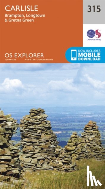 Ordnance Survey - Carlisle, Brampton, Longtown and Gretna Green