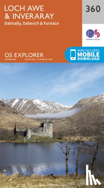 Ordnance Survey - Loch Awe and Inveraray