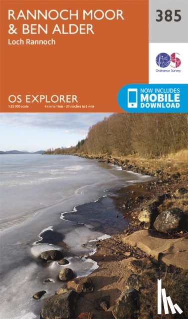 Ordnance Survey - Rannoch Moor and Ben Alder