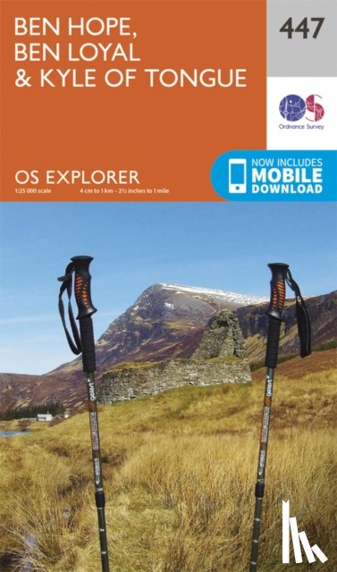 Ordnance Survey - Ben Hope, Ben Loyal and Kyle of Tongue
