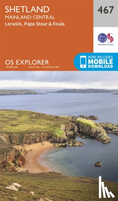 Ordnance Survey - Shetland - Mainland Central
