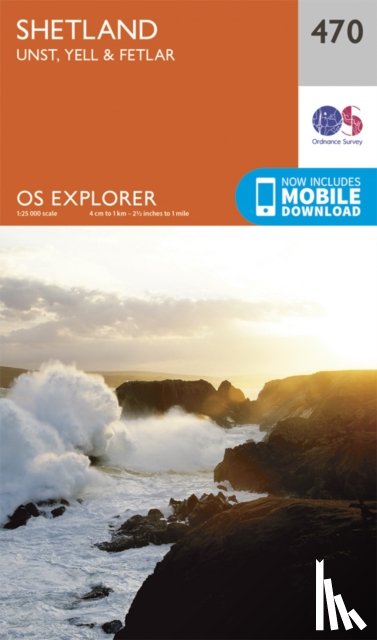 Ordnance Survey - Shetland - Unst, Yell and Fetlar
