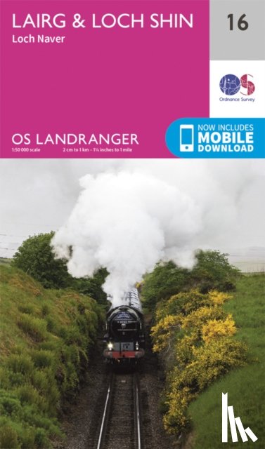 Ordnance Survey - Lairg & Loch Shin, Loch Naver