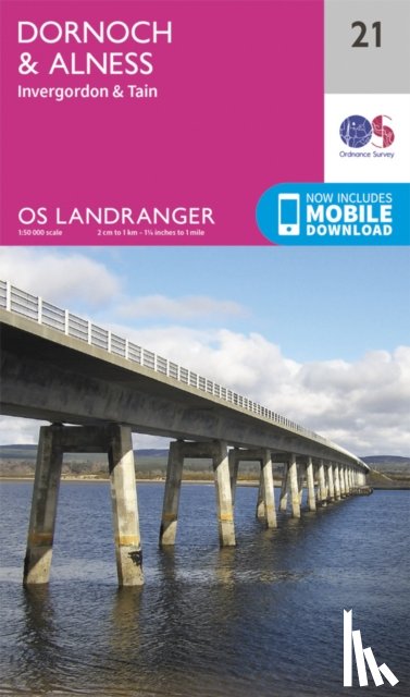 Ordnance Survey - Dornoch & Alness, Invergordon & Tain