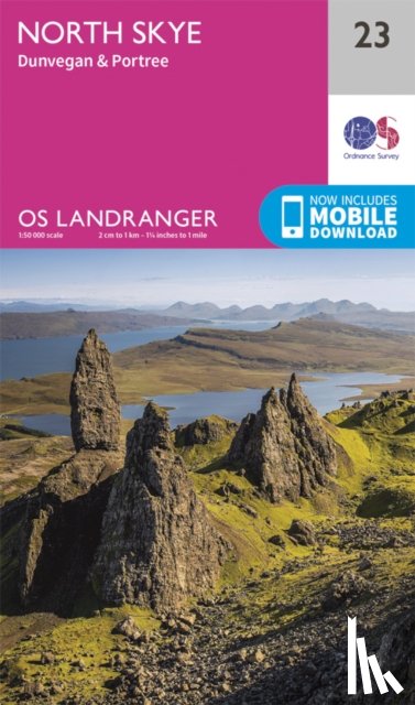 Ordnance Survey - North Skye, Dunvegan & Portree