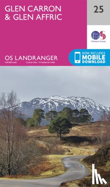 Ordnance Survey - Glen Carron & Glen Affric
