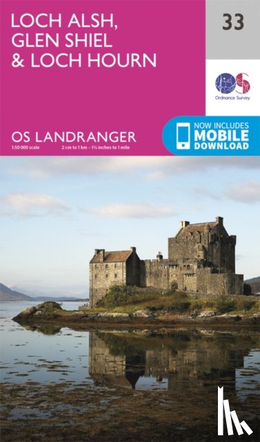 Ordnance Survey - Loch Alsh, Glen Shiel & Loch Hourn