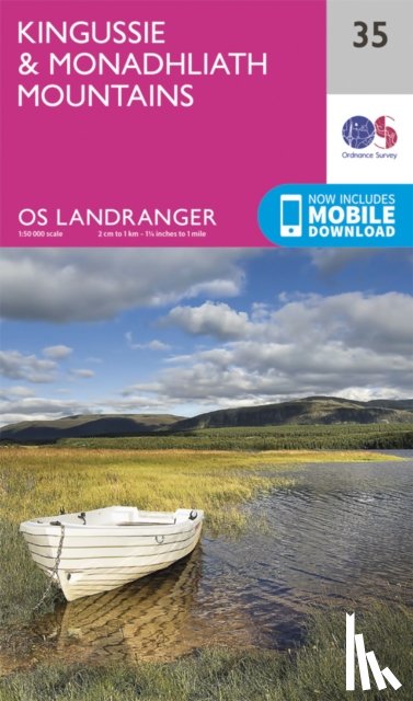Ordnance Survey - Kingussie & Monadhliath Mountains