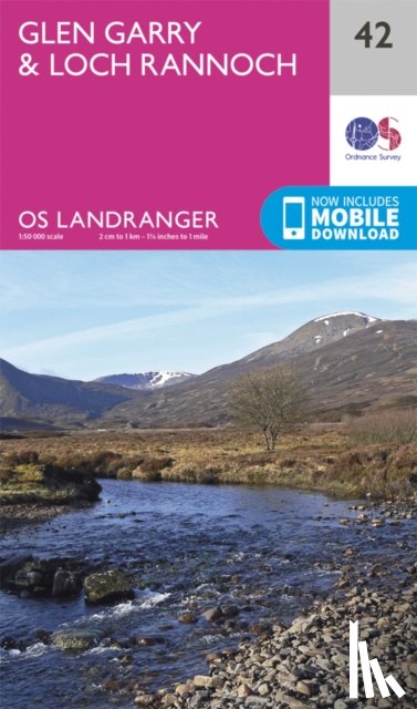 Ordnance Survey - Glen Garry & Loch Rannoch