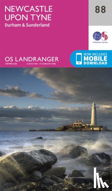 Ordnance Survey - Newcastle Upon Tyne, Durham & Sunderland