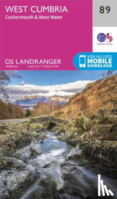 Ordnance Survey - West Cumbria, Cockermouth & Wast Water